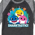 thumbnail image 3 of Baby Shark - Sharktastic - Toddler And Youth Raglan Graphic T-Shirt, 3 of 5