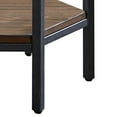 thumbnail image 3 of Steve Silver Ultimo Chocolate Wood Hexagon End Table, 3 of 6