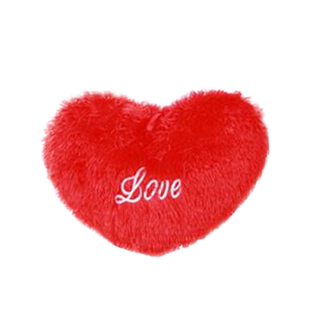 Cojín decorativo en forma de corazón, peluche romántico, regalo creativo para San Valentín, juguete de peluche para coche, ideal para niñas y amigas. Tamaño ideal para jugar.