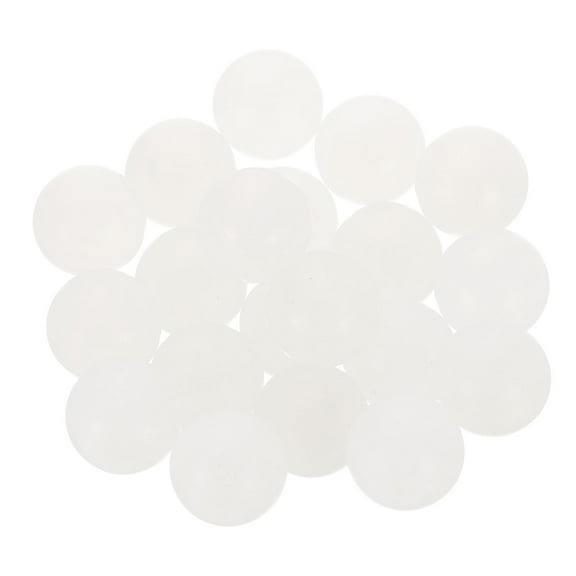 20 Packs PP Plastic Bearing Balls 3/4" (19.05mm) Solid Plastic Balls, White