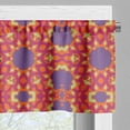 thumbnail image 3 of Ambesonne Ethnic Valance Pack of 2, Ornamental and Bold Pattern, 54"X12", Violet Blue Dark Magenta, 3 of 5