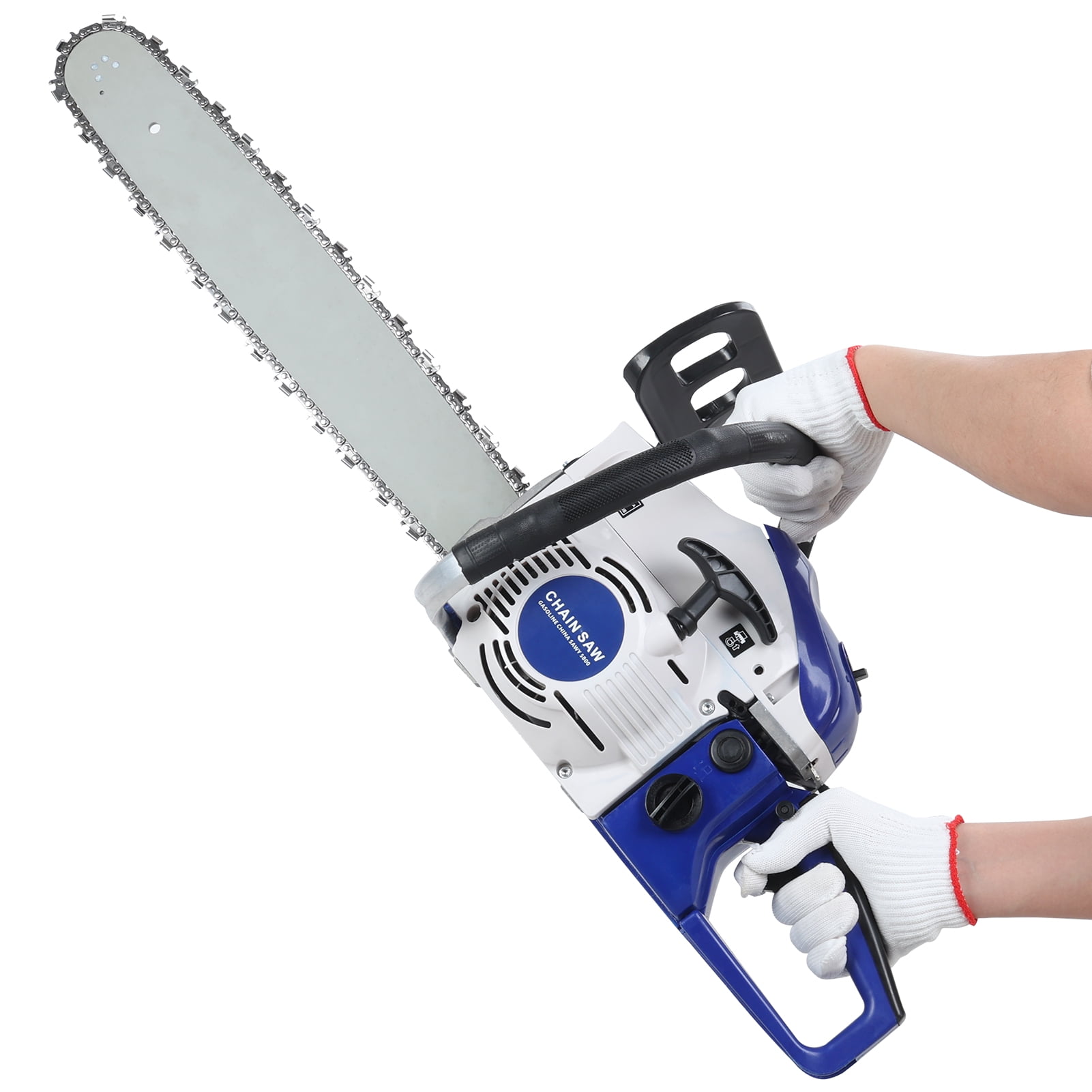Andvari 58cc 2-Stroke Gas Chainsaw with 20-Inch Bar, Automatic Oiler for Tree Felling