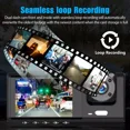 thumbnail image 5 of Car Dual Lens Dash Cam HD 1080P Front/Rear/Inside Video Recorder Camera G-sensor, 5 of 8