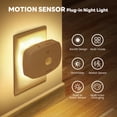 thumbnail image 3 of ZISUYU Paquete de 2 Detectores de Movimiento Retroiluminados Sleep Glow LED Night Lights para Adultos y Niños, 3 of 13