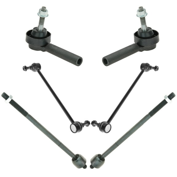 TRQ Tie Rod Sway Bar Link Kit Front LH RH Set 6pc for Town Country Grand Caravan PSA59181