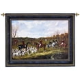 thumbnail image 2 of Fine Art Tapestries The Meet of the East Suffolk Hounds at Chippenham Park Wall Tapestry, 2 of 2