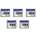 thumbnail image 1 of 5X 128MB Compact Flash Memory Card for Camera, Advertising Machine, Industrial Computer Card,5 x Compact Flash Card,White&blue, 1 of 4