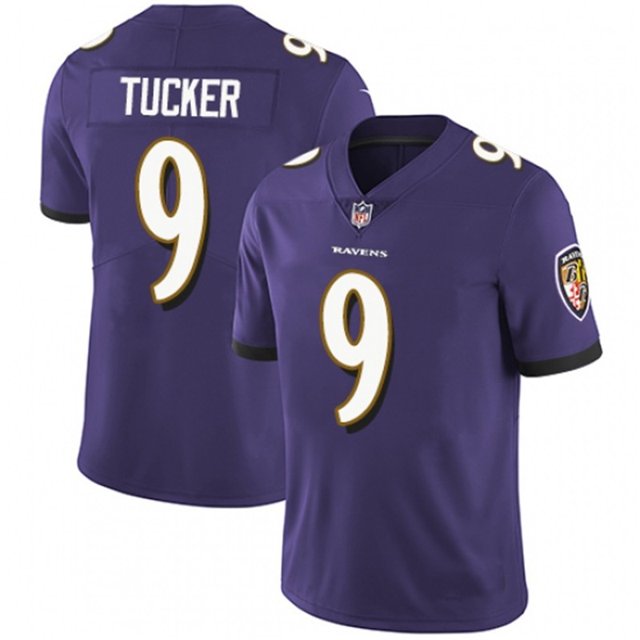 Ravens Embroidered Football Jersey 8# Jackson 0# 22# Henry 3# Replica Player Name Jersey -WEVALLEY