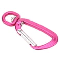 thumbnail image 3 of Snap Hook, Aluminum Alloy Snap Link Simple Ultra Light Anti Entanglement Compact  For Hammock For Keychains For Dog Leash Rose Red,Silver,Black, 3 of 8