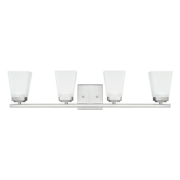 Capital Lighting 114441-334 Baxley 4 Light 31" Wide Bathroom Vanity Light - Nickel