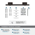 thumbnail image 4 of Amerock Bronx Oil-Rubbed Bronze 9 inch (229mm) Towel Bar, 4 of 7