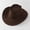 Coffee4, variant on RTKFRFLM Kids Western Cowboy Hat Wide Brim Suede Sun Hat Toddler Outlander Rancher Hat for Party or Travel