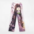 thumbnail image 3 of Demon Slayer Nezuko Pajama Pants Long Sleep Pants Soft Elastic Waist PJ Bottoms Lounge Pants, 3 of 7