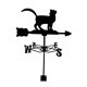 thumbnail image 4 of Adorno de veleta para techo, 75 cm de alto, estilo clásico, indicador de dirección del viento gato, 4 of 9