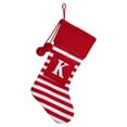 thumbnail image 2 of 26 Large Letters Christmas Red Socks Candy Boots Holiday Gift Bags Red Striped Christmas Stockings Christmas Tree Decoration Socks Decoration Bags 1PC, 2 of 3