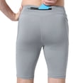 thumbnail image 4 of Men's Athletic Compression Shorts with Side Phone Pockets, 5" Inseam Quick Dry 4-Way Stretch Performance Workout Running Short Pants, 4 of 7