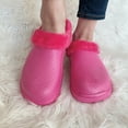 thumbnail image 2 of LAVRA Womens Faux Fur Lined Clogs Warm Cozy Nusring Shoes Indoor/Outdoor Garden Slip On, 2 of 8