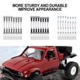 thumbnail image 3 of fastboy Ensemble de 8 Barres de Direction pour MN WPL 1/16 C14 Accessoires de Voiture RC Titane, 3 of 6