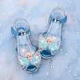 thumbnail image 1 of Sandalias de Disney para niñas, novedad de verano, zapatos de princesa para niños, bonitos zapatos de bebé con lentejuelas frzoen, suela blanda para niñas pequeñas, zapatos de elsa, plantilla de 17cm Gao Jinjia LED, 1 of 1