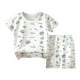 thumbnail image 1 of Odeerbi 6M-6Y Niños Niñas Conjuntos Verano Algodón Manga Corta Top Shorts Pijamas Juego de Dos Piezas, 1 of 3