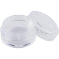 thumbnail image 3 of 100 Pcs Jars, Clear Jars, Cream Jars Empty Transparent Jars, 3 of 5
