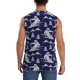 thumbnail image 4 of Balery Abstract Skiing Camisetas sin mangas para hombre, absorbe la humedad y protege contra el mal olor.-3X-Large, 4 of 7