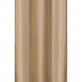 thumbnail image 4 of Gorgeous Home Linen Diamond Trellis V23 Faux Silk Waterfall Valance, Silver Grommet 2-Tone Window Curtain (1 Pc, 30" W x 18" L) Taupe/Gold, 4 of 5