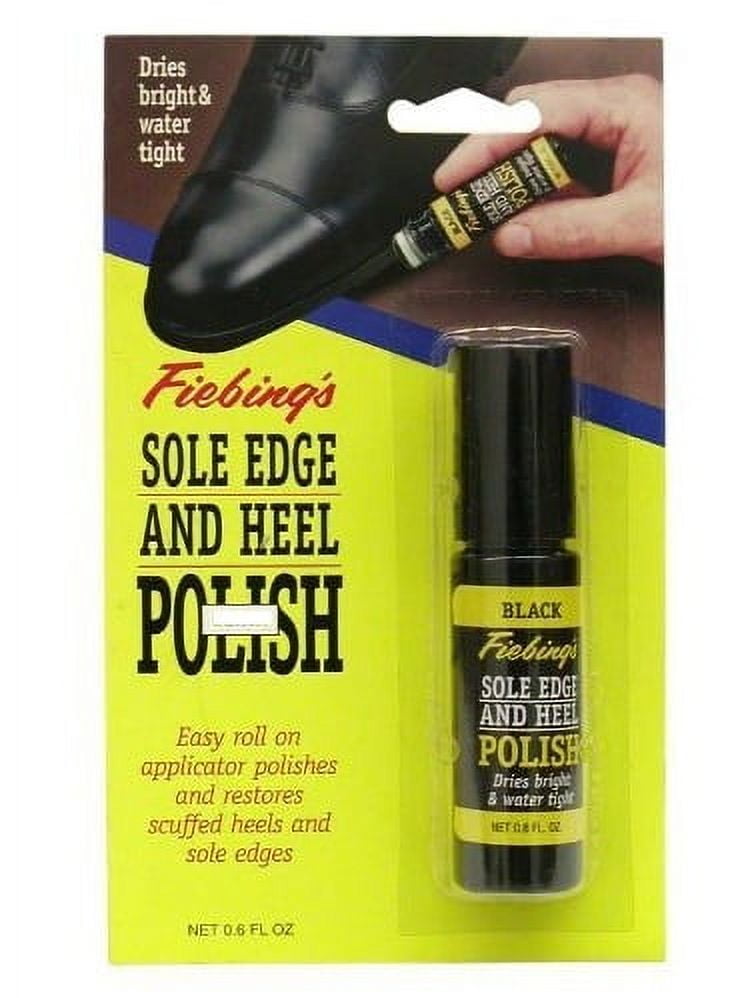 Fiebing's Leather Sole & Heel Edge Dressing, 4 oz, Black finish -  Walmart.com