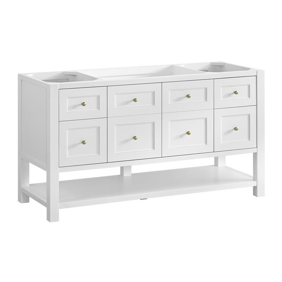 James Martin Vanities 330-V60s Breckenridge 60" Free Standing Single Basin Poplar Wood