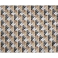 thumbnail image 4 of oneOone Polyester Lycra Light Brown Fabric Triangle Geometric Sewing Material Print Fabric By The Yard 56 Inch Wide, 4 of 4