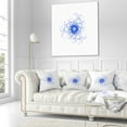 thumbnail image 4 of Designart 18" x 18" Blue Polyester Throw Pillow, 4 of 5