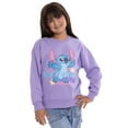 thumbnail image 3 of Stitch Kids Graphic Fleece Crewneck Sweatshirt, Sizes 4-18, 3 of 7