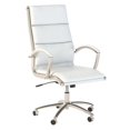 thumbnail image 1 of Method Chaise Exécutive en Cuir Dossier Haut Blanc, 1 of 8