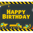 thumbnail image 4 of Construction Themed Happy Birthday Banner Background Party Decors Photography Props Birthday Party Backdrop Decorations, 4 of 8