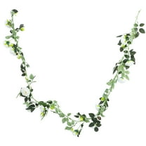 Hanging Vine Rose Wedding Silk Garland Floral Faux Flowers Arch Backdrop Greenery Wreath Flower String Artificial
