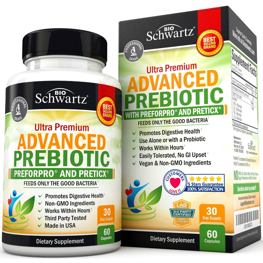 BioSchwartz Advanced Prebiotic, 60 Veggie Capsules