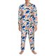 thumbnail image 3 of Balery Cute Sea Animals Pijama para Hombre de Dos Piezas con Manga Larga, Conjunto de Dormir y Descanso Suave con Bolsillos-Large, 3 of 7