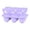 Purple, variant on Elephant-Shaped Silicone Ice Tray with 6 Cavities, Easy Release, Leak-Proof Lid, Soft Handle, Dishwasher Safe, Fun for Kids Parties, Size 17x10x4cm, Blue.