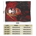 thumbnail image 2 of Bray Wyatt Blanket, Super Soft Throw Blanket, Cozy Flannel Blankets For Boys Girls, Warm Blankets For Couch Sofa Bed, 50"X40", 2 of 9