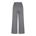 thumbnail image 6 of Besolor Summer Wide Leg Pants for Women Casual Baggy Elastic Waist Palazzo Pants Loose Lightweight Lounge Pants Trousers, 6 of 7