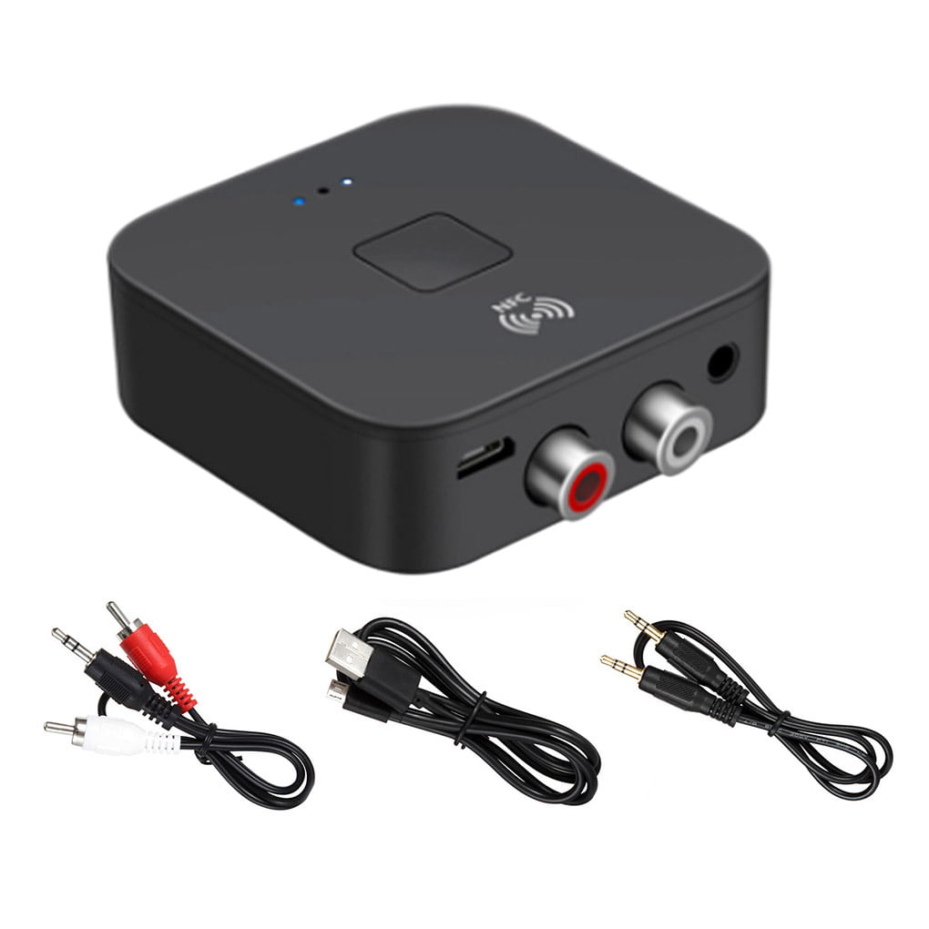 Bluetooth 4.2 Audio Receiver Stereo HiFi Receive Box APTX 3.5mm/RCA Output US 