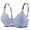 *1-Blue, variant on VBVC Women's Ribbed Wireless Push Up Bra,Ladies Sport Letter Strap Comfort Bra,Casual Everyday Support Bralette For Women,Beige,Sizes 36B to 42B