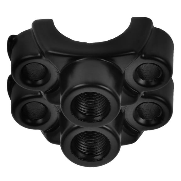 OUNONA 2pcs Motorcycle Mirror Holder And Rearview Mirror Bracket With Handlebar Switch Aluminum Mount And Mirror Extension Riser For Enhanced Visibility