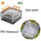thumbnail image 5 of 4 piezas de luz solar de ladrillo, luz de camino solar de cubo de hielo de vidrio esmerilado 4 LED, paisaje de luces enterradas en el suelo para patio de jardín Xemadio LRWJ576-1, 5 of 7