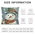 thumbnail image 5 of SHANXI Merry Christmas Decorative Pillow Covers with Throw Pillow Case for Home Sofa Bed Cushion Cover Super Soft 22x22in, 5 of 5