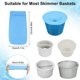 thumbnail image 3 of Proteja el sistema de filtrado de la piscina con calcetines desnatadores de piscina, calcetines de filtro desechables que se adaptan a todas las canastas de piscina y extienden la vida útil del, 3 of 6