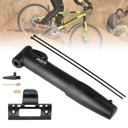 Mini Portable  Bike Tool Mini Bike Pump, Bicycle Tire Pump for Road, Mountain and BMX Bikes, Lightweight & Protable Unfolded Size:40.5cm/16in; Folded Size: (Best Mini Pump For Mountain Bike)