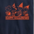 thumbnail image 3 of Peanuts - Orange Happy Halloween - Toddler & Youth Crewneck Fleece Sweatshirt, 3 of 6