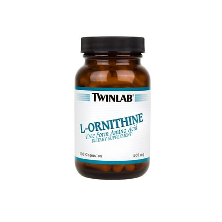 Twinlab L-Ornithine Capsules, 100 Ct