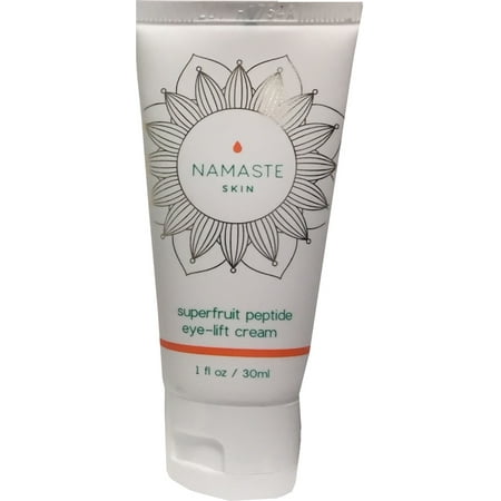 Namaste Skin Super-Fruit Peptide Eye-Lift Cream; Reduce Crow's Feet and Wrinkles Around The Eyes While Reducing Dark Circles and Sagging Skin - 30ml Tube of Super-Fruit Antioxidant Peptide Cream